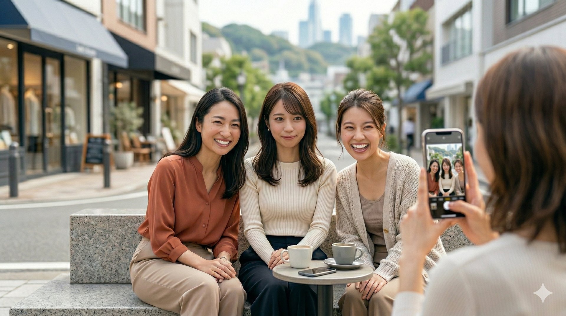 口元を気にする女性