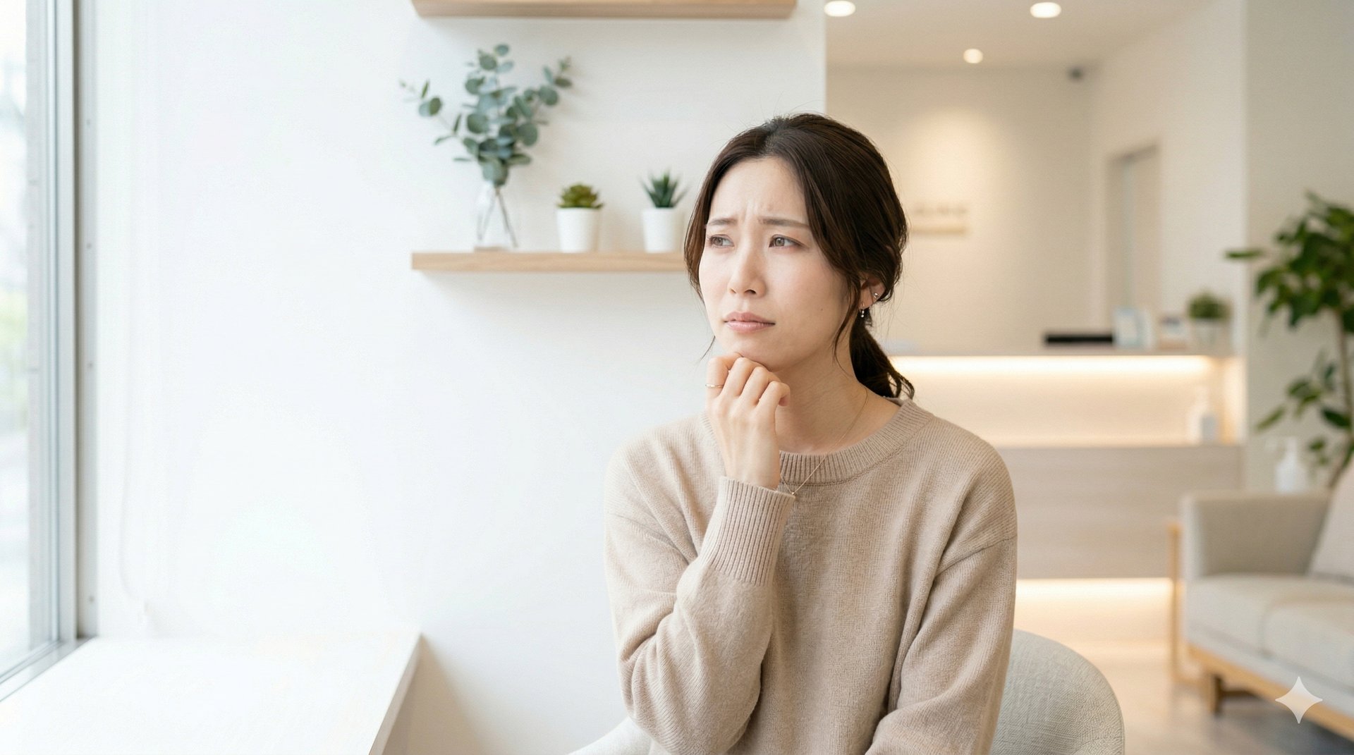 痛みが心配な女性